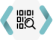 magnifyer glass looking at data blocks
