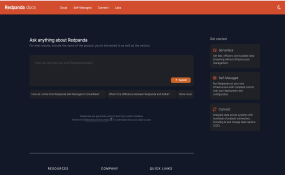 Redpanda Docs Home page screenshot