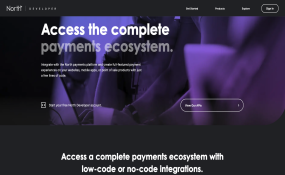 North Developer Home page screenshot