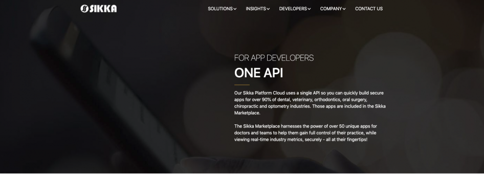 SIKKA One API her screenshot image