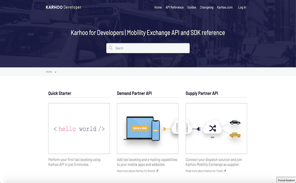 Landing page