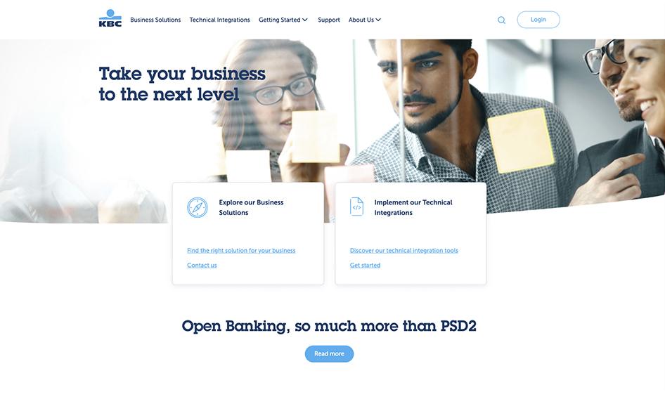 KBC Developer Portal - Homepage