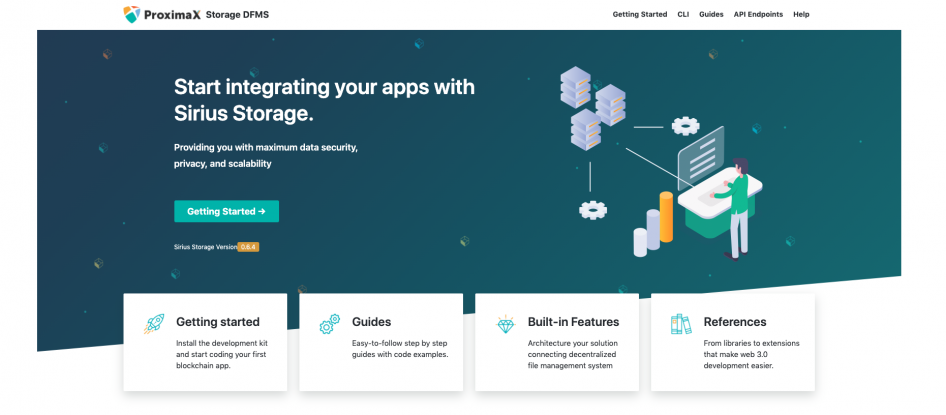 Sirius Storage Developer Center