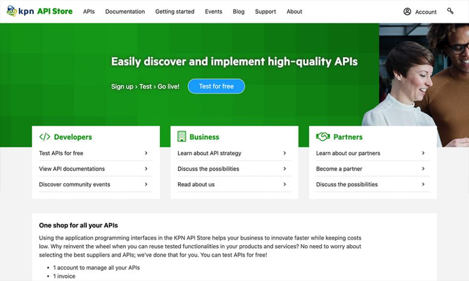 KPN API Store