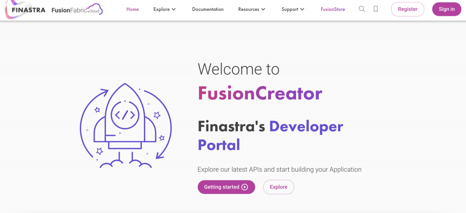 FusionCreator Developer Portal 
