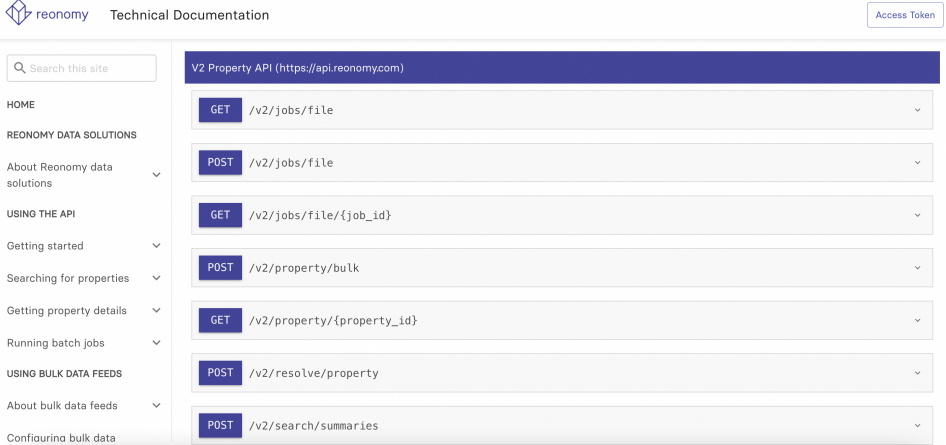 Reonomy Technical Documentation