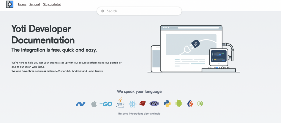 Yoti Developer Portal 